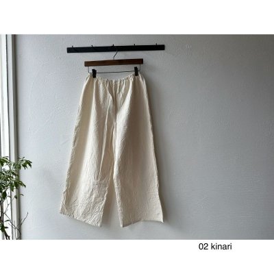 画像1: seasew. コットンワッシャーワイドペチパンツ 90丈【クリックポスト可】