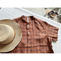 *sale 30%off* NATURAL LAUNDRY 先染めクロス ファーマーシャツ