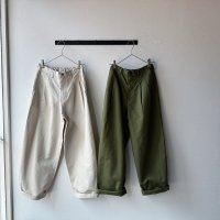 NATURALLAUNDRY コットンリネンカルゼ ビッグチノPT