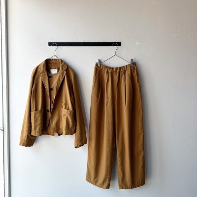 画像1: NATURAL LAUNDRY CWツイル ドロワーPT