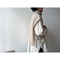 NATURAL LAUNDRY ボイルドウール タートルポンチョ