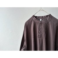 NATURAL LAUNDRY 60TW ピンタックシャツワンピース