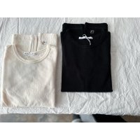 NATURAL LAUNDRY フェザーニットWガーゼ クルーPO