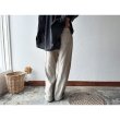 画像2: Luminaes heavy-linen frax dyed ワイドイージーPT （unisex） (2)